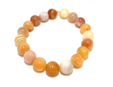 AGATE BOTSWANA ORANGE 10 MM