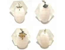 GRAND PENDENTIF MANGANOCALCITE