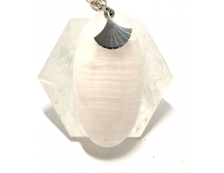 GRAND PENDENTIF MANGANOCALCITE