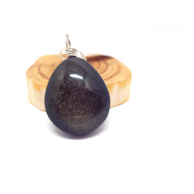OBSIDIENNE DOREE / ARGENTE