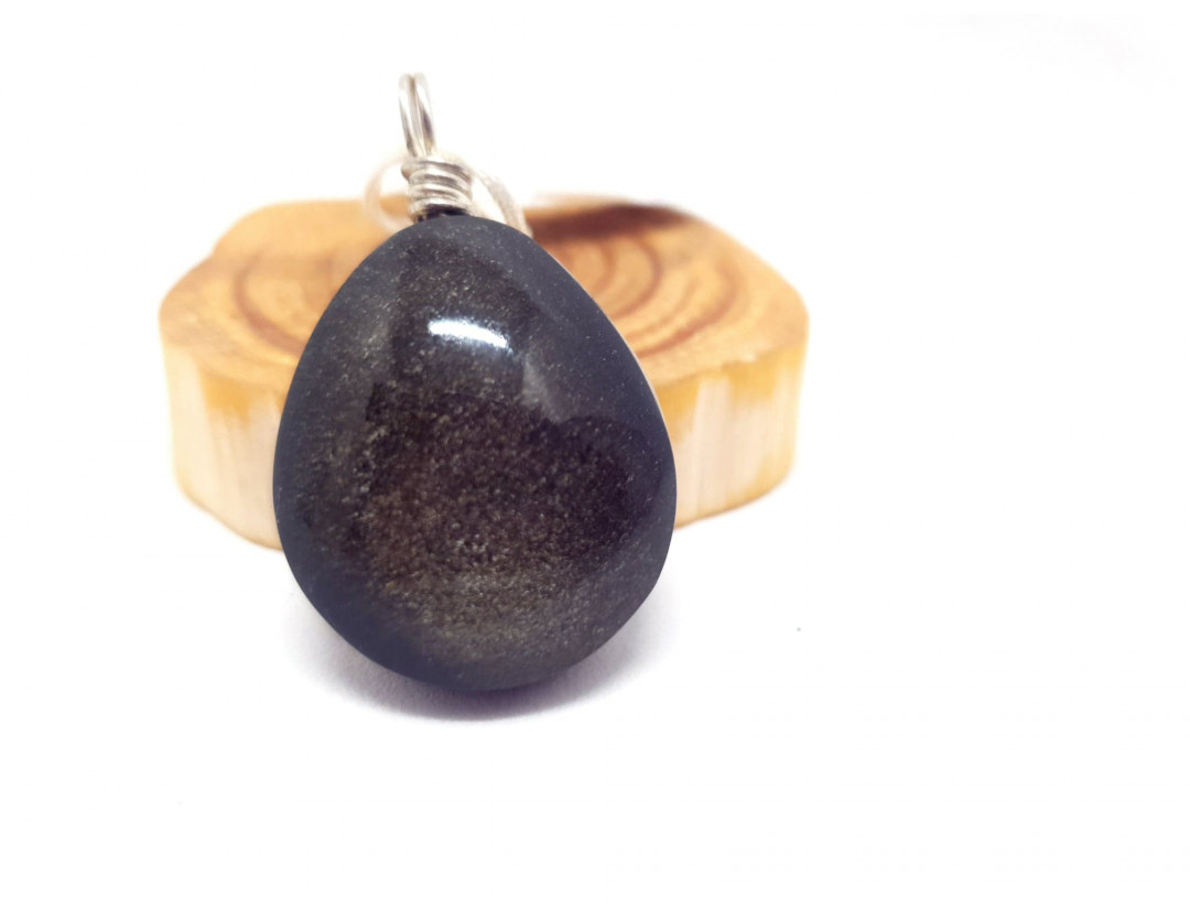 OBSIDIENNE DOREE / ARGENTE