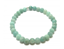 AMAZONITE EXTRA 6 MM - BRACELET LITHOTHÉRAPIE