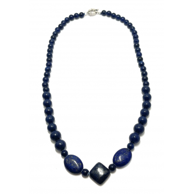 COLIIER LAPIS LAZULI - 46 CM