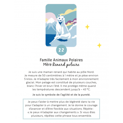 MON PREMIER OACLE 7 FAMILLES ANIMAUX TOTEMS