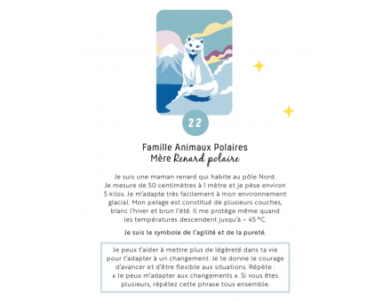 MON PREMIER OACLE 7 FAMILLES ANIMAUX TOTEMS