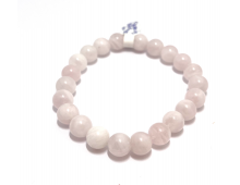 QUARTZ ROSE LAITEUX 8MM