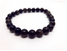 OBSIDIENNE DOREE 8 MM - BRACELET LITHOTHÉRAPIE
