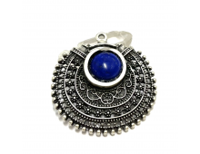 PENDENTIF ETHNIC PLAQUÉ ARGENT