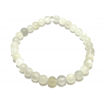VERITABLE PIERRE DE LUNE BLANCHE 6MM