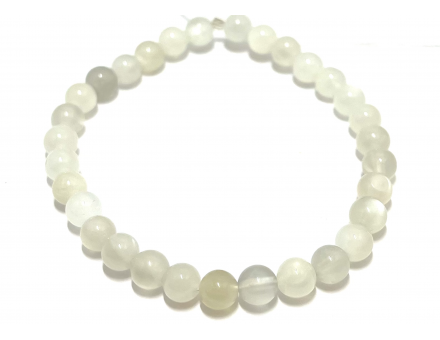 VERITABLE PIERRE DE LUNE BLANCHE 6MM