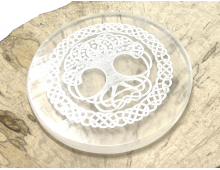 PLAQUE SÉLÉNITE - ARBRE DE VIE GRAVÉ