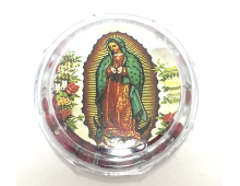 CHAPELET EN BOIS DE ROSE TENTÉE - AVEC BOITE DE RANGEMENT