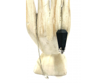 PENDULE POINTE METAL TOURMALINE