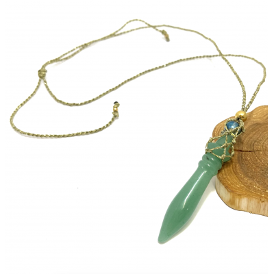 COLLIER ÉGYPTIEN AVENTURINE