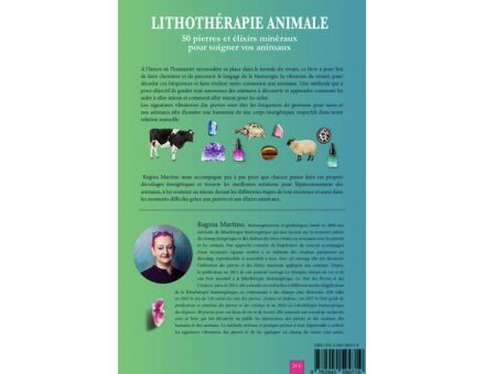 LITHOTHÉRAPIE ANIMALE - PIERRES ET ÉLIXIRS MINÉRAUX - RÉGINA MARTINO