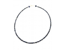 COLLIER 3 MM SAPHIR