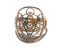 BAGUE CUBE DE METATRON