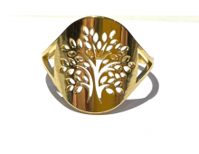 BAGUE ARBRE DE VIE ACIER INOXYDABLE