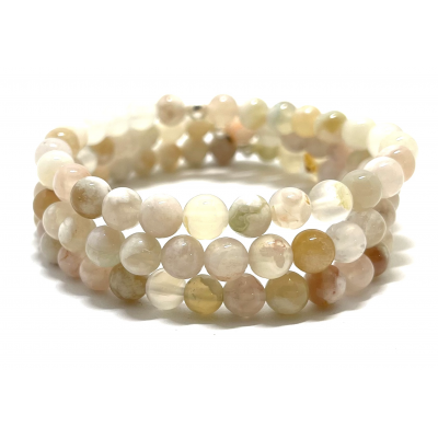 AGATE FLEUR DE CERISIER  6MM