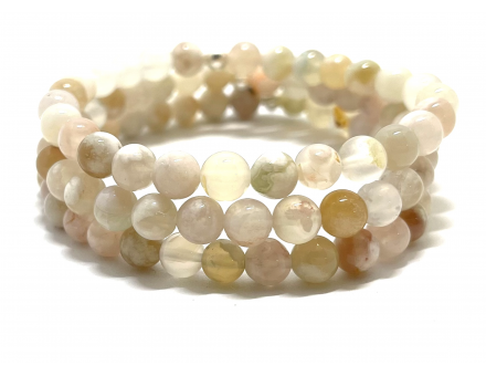AGATE FLEUR DE CERISIER  6MM