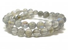 LABRADORITE CLAIRE 8 MM - BRACELET LITHOTHÉRAPIE