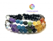BRACELET 7 CHAKRAS 6 MM