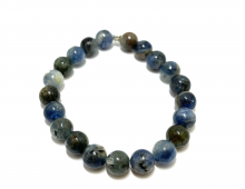 CYANITE NATURELLE 8MM - BRACELET LITHOTHÉRAPIE