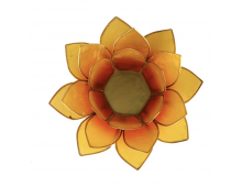 ECLAIRAGE LOTUS  ORANGE BORDS OR