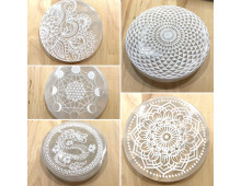 SÉLÉNITE GRAVÉ  10,5 CM