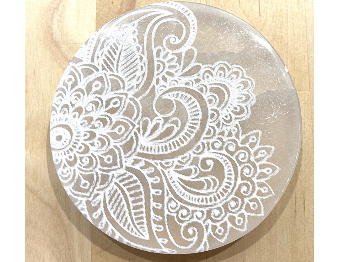 SÉLÉNITE GRAVÉ  10,5 CM