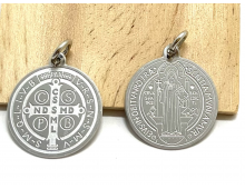 MÉDAILLE ST BENOIT 1,9 CM GRAVÉ LASER