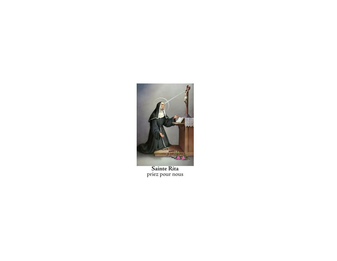 NEUVAINE SAINTE RITA 1