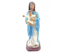 STATUE 14 CM VIERGE À L'ENFANT