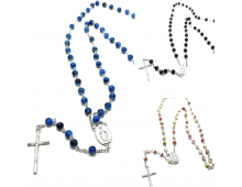 CHAPELET PERLES DE VERRE