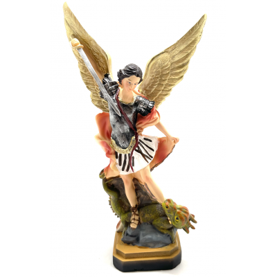 STATUE ST MICHEL 20 CM