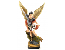 STATUE ST MICHEL 20 CM