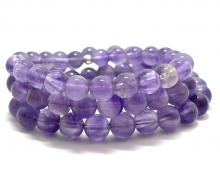 AMÉTHYSTE 8 MM - BACELET LITHOTHÉRAPIE