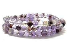 SUPER SEVEN - CACOXIENITE 6MM  - BRACELET LITHOTHÉRAPIE