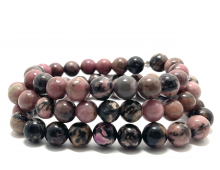 RHODONITE 8MM - BRACELET LITHOTHÉRAPIE