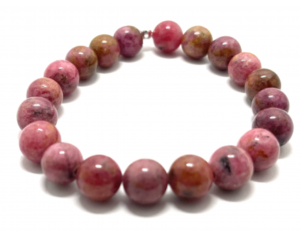 RHODONITE EXTRA 10 MM - BRACELET LITHOTHÉRAPIE