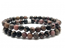 RHODONITE  6 MM - BRACELET LITHOTHÉRAPIE