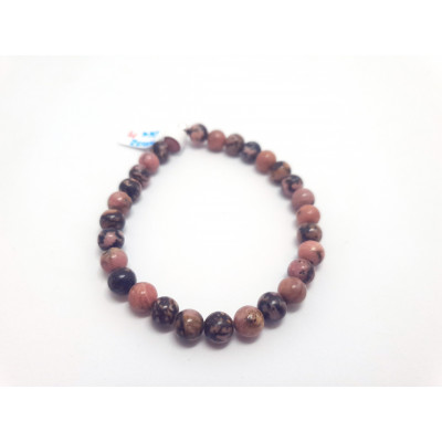 RHODONITE  6 MM - BRACELET LITHOTHÉRAPIE