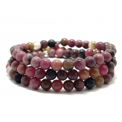 RHODONITE EXTRA 6 MM - BRACELET LITHOTHÉRAPIE