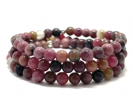 RHODONITE EXTRA 6 MM - BRACELET LITHOTHÉRAPIE