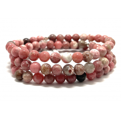 THULITE 6 MM - BRACELET LITHOTHÉRAPIE