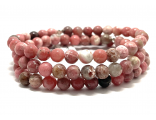 THULITE 6 MM - BRACELET LITHOTHÉRAPIE
