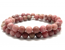 THULITE 7MM - BRACELET LITHOTHÉRAPIE
