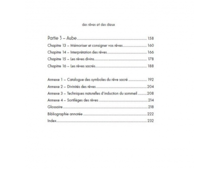 DES RÊVES ET DES DIEUX