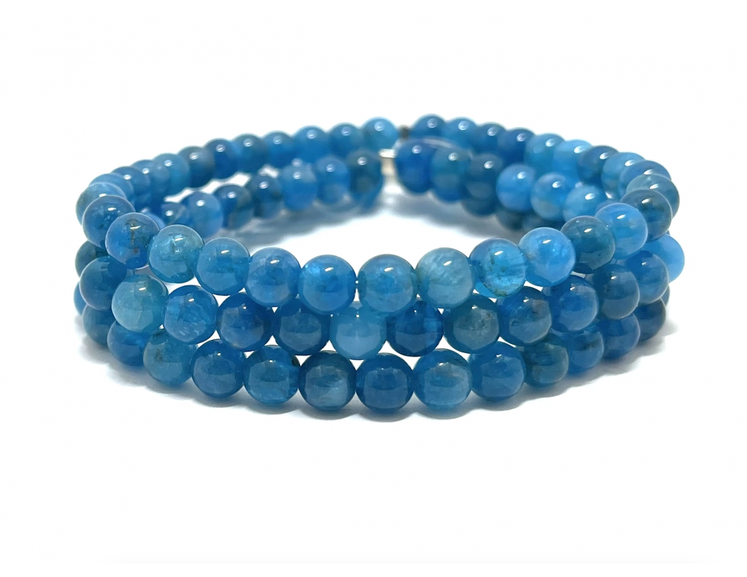 APATITE EXTRA 5,5 MM - BRACELET LITHOTHÉRAPIE