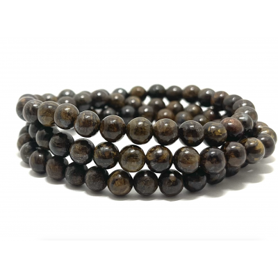 BRONZITE 6MM - BRACELET LITHOTHÉRAPIE